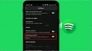 How to Hide Listening Activity On Spotify App in Android