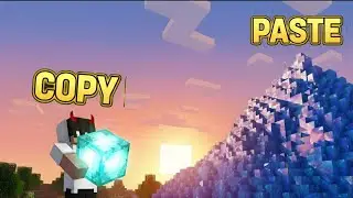 Minecraft But I Can Copy & Paste Any Block! 🔥 (Unlimited Blocks Challenge)#minecraft