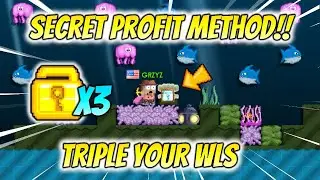 TRIPLE YOUR WLS WITH THIS SECRET METHOD!! [100% NO CLICKBAIT] - GROWTOPIA PROFIT 2021 | GRZYZ GT