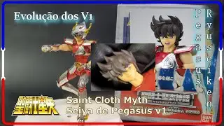 Evolução dos primeiros Cloth Myth's [Cloth Myth - Seiya de Pégaso v1 - BANDAI vermelho]
