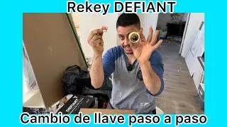 C&oacute;mo hacer REKEY chapa DEFIANT cambio de llave de cerradura 