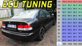 Reprogramei o Honda Civic EJ8 em casa!