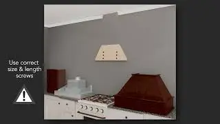 Omega National Products by Rev-A-Shelf -  Straight Range Hood | Installation