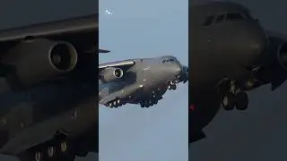 Chinese Air Force- Xian Y20U Short Takeoff #avgeek#aviation #chineseairforce #planespotting