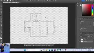 Photoshop 1 Brush   B , Magic Wand Tools , Floor Plan Color Walls  Activity