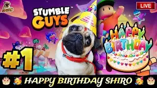 🔴HAPPY BIRTHDAY SHIRO | SG LIVE #ytshorts #youtubeshorts #shorts #gaming #yt #stumbleguys #trending