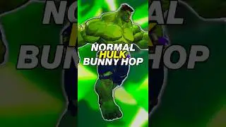 Day 81/100: How To Bunny Hop With Normal Hulk - Marvel Rivals