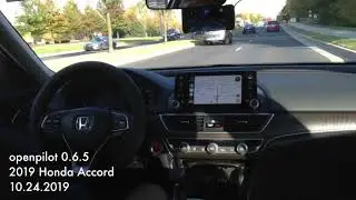 openpilot - city driving in stop-and-go traffic