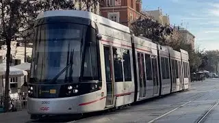 Trams in Seville, Spain 2024 - Metrocentro de Sevilla