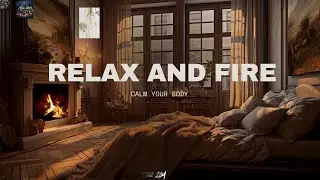 Relaxing Smooth Jazz Music Fireplace ~ Night Jazz Ambience  || After 2am.