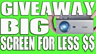 Get a Good Projector with a Larger Screen for Less $$ - iCodis T400 Review & Giveaway