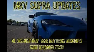 Supra Updates - Oil Consumption, Rear Differential, Downpipe???
