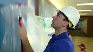ZipWall 20 Spring Loaded Poles &ndash; How to Set Up a Dust Barrier with High Ceilings