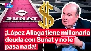 🚨 Rafaél López Aliaga le debe a la Sunat S/12.9 millones y no le pasa nada | #HLR