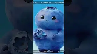AI Berries 🍓🫐 | Blue, Green & Orange Berries Animation | Colorful Fruit AI Video | Trending Shorts