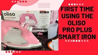 Oliso TG1600 Pro Plus Watt Smart Iron! Trying out the Pink Oliso.