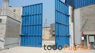 🥉 Puerta Batiente Autom&aacute;tica  Industrial 🚀 4 brazos hidr&aacute;ulicos, LIMA - PERU