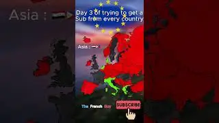 Day 3 of trying to get a subscriber from from every country  #europe #map #mapping #subscribe