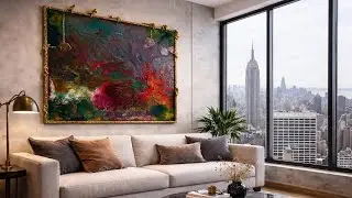 Quadro Puzzle 3D Paint Acrylic abstract Venduto a Manhattan New York Parte 1