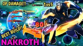 Nakroth Best Build and Pro Gameplay | AoV | CoT | RoV | Lien quan mobile | Thunder Zone ||
