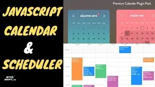 Part-1:Javascript calendar,events,booking and scheduler  in Javascript tutorial