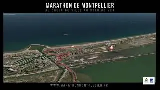 Marathon de Montpellier 2022 | Parcours 3D