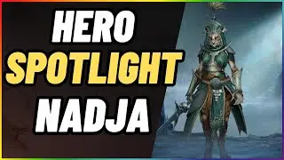 Hero Spotlight Nadja - The BEST Ice Blast Epic Damage Dealer In DragonHeir Silent Gods