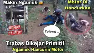 MAKIN NG4muck 😱‼️ TRABAS HUTAN ORANG GIL4 PRIMITIF HANCURIN MOTOR, TEMEN JADI TUMBAL DIHUTAN 😱😱