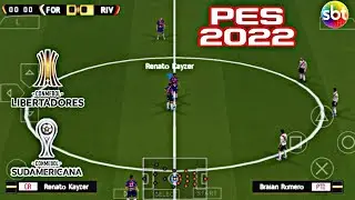 PES SULAMERICANO 2022 PPSSPP/ANDROID COM BRASILEIR&Atilde;O NOVAS FACES + NARRA&Ccedil;&Atilde;O PORTUGUESA