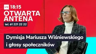 Otwarta Antena: Dymisja Mariusza Wiśniewskiego okiem społeczników