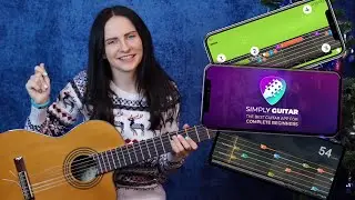 УЧУСЬ ИГРАТЬ НА ГИТАРЕ ПО ПРИЛОЖЕНИЯМ.....