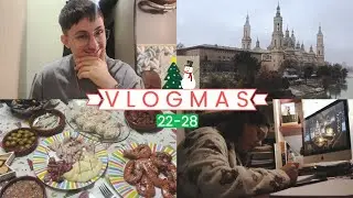 VLOGMAS DEL 22 AL 28| Musical en Zaragoza, much&iacute;sima comida y M&aacute;ster M03