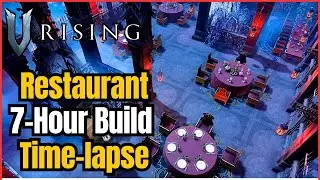 Seaside Restaurant-Themed Castle Build 7-Hour Time-Lapse