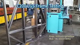 C200 LGS Frame Machine Steel Frame Machine