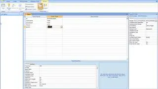 04) Creating Table Using Design View In Microsoft Access