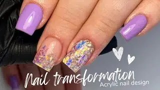 Nail transformation | acrylic nails