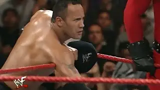 The Rock, Mankind, & Kane Vs Billy Gunn, Road Dogg & X-Pac - RAW IS WAR!