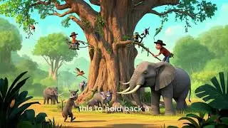 Best jungle adventure cartoons for kids#TalkingTree #FloodRescue #AnimalTeamwork #NatureMystery