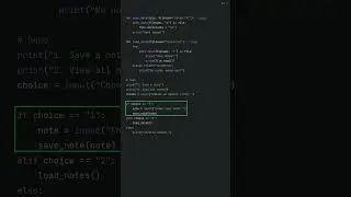 📝 Notes App in Python | Save & View Notes | Telugu + English | #Shorts