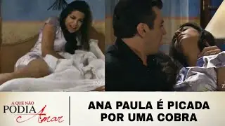A Que Não Podia Amar - Ana Paula é picada por uma cobra