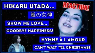 HIKARU UTADA - Singles Collection!REACTION!  嵐の女神, Goodbye Happines, Hymne à L’amour & more!