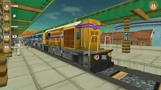 Indian Rajdhani Train Sim| ✓train simulator 2017| android gameplay trailer 2016 HD