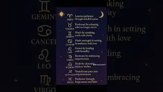 ✨ Zodiac Wisdom: Short Soul Lessons for Every Sign ✨ #spiritualguidance