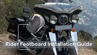 Rider Footboard Installation Guide for Super Meteor 650 | Royal Enfield | Dochaki Designs