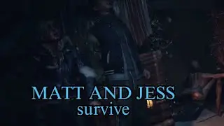 Until Dawn Remake Matt and Jessica survive the mines together