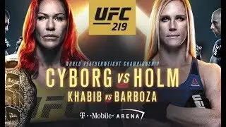 Cris Cyborg vs Holly Holm Full Title Fight 30th December 2017 : UFC 219 Cyborg vs Holm
