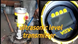 #Ultrasonic / #radar type level #transmitter Vega make commissioning