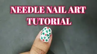 Needle Nail Art Tutorial #nailart #nailpolish #nailarttutorial