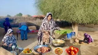 ancient women cooking routine || traditional dasert Food | noreen komal village life