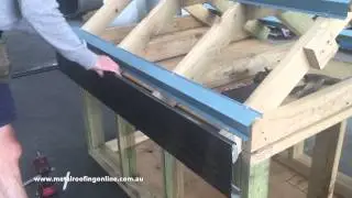How to: Hook COLORBOND&reg; Metal Fascia onto SRB  | Metal Roofing Online